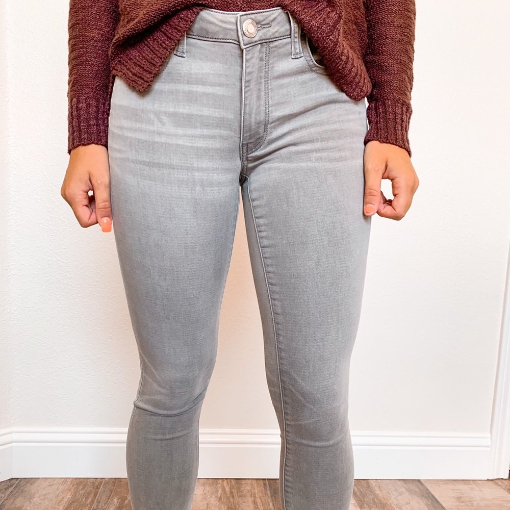 Gray American Eagle Jeans
